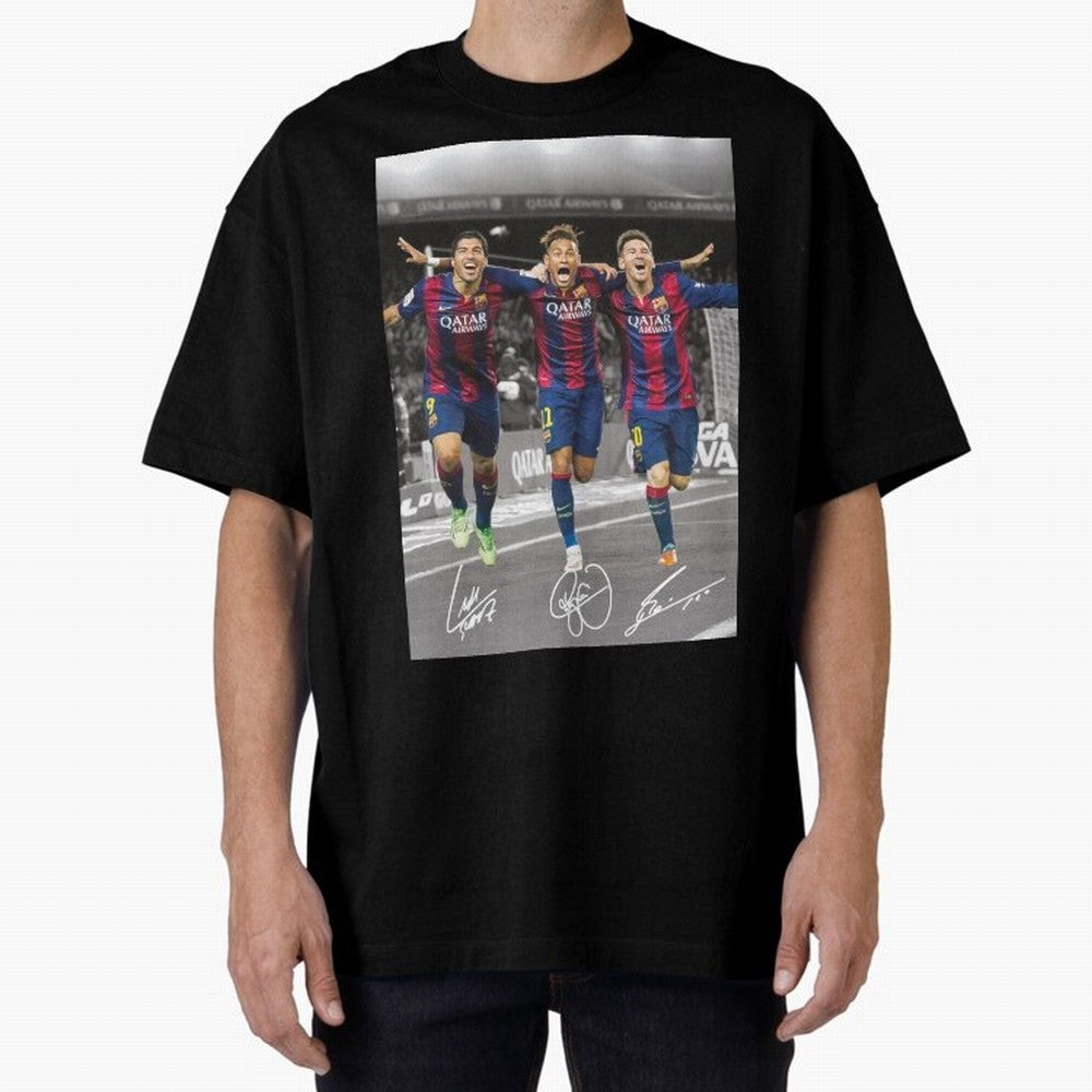 Messi Neymar Suarez Premium T-Shirt Celebrate Global Passion for FIFA World Cup 2026 Group Stage for Fans of Neymar, Haaland and Cristiano Ronaldo and Portugal, Spain and Germany, Bringing Football Festival Excitement, Trophy Ambitions, Country