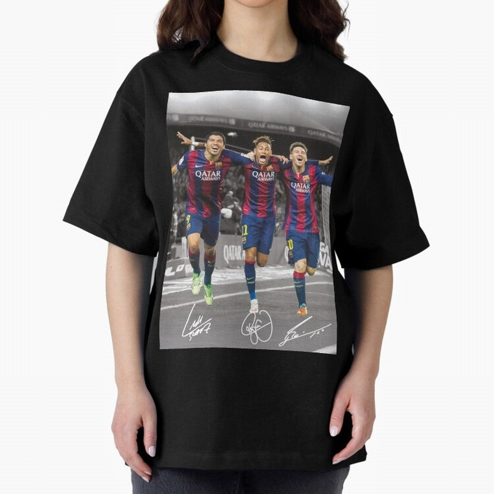 Messi Neymar Suarez Premium T-Shirt Celebrate Global Passion for FIFA World Cup 2026 Group Stage for Fans of Neymar, Haaland and Cristiano Ronaldo and Portugal, Spain and Germany, Bringing Football Festival Excitement, Trophy Ambitions, Country