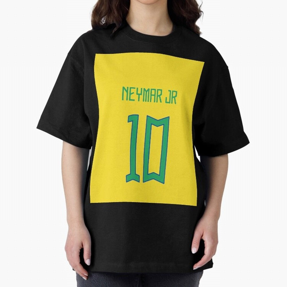 Neymar - Brazil 2022 Graphic T-Shirt Refresh Match Day Hype around FIFA World Cup 2026 Group Stage, CR7 and Messi, Portugal, Vintage Soccer Flavor, Modern Football Stars, National Flags and Final Night Emotion; Ideal for Fans Who Follow Messi,
