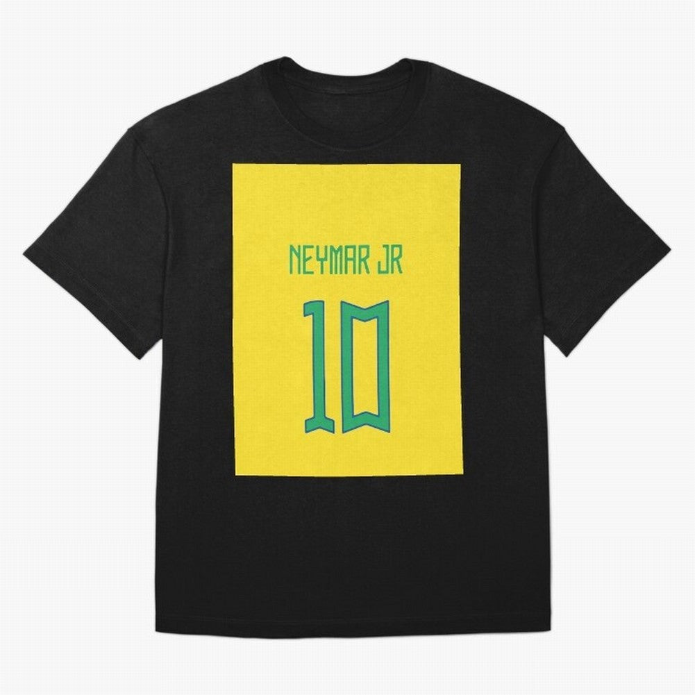 Neymar - Brazil 2022 Graphic T-Shirt Refresh Match Day Hype around FIFA World Cup 2026 Group Stage, CR7 and Messi, Portugal, Vintage Soccer Flavor, Modern Football Stars, National Flags and Final Night Emotion; Ideal for Fans Who Follow Messi,