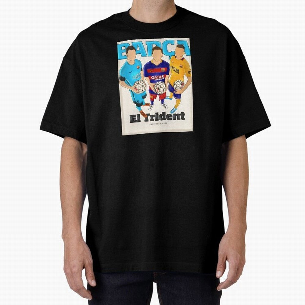 Msn football soccer fcbarcelona Premium T-Shirt Show Match Day Excitement for Match Day Hype around FIFA World Cup 2026, CR7 and Messi, Spain, Championship Spirit, Famous Goals, Roaring Crowds and International Football Unity; Great for Watch