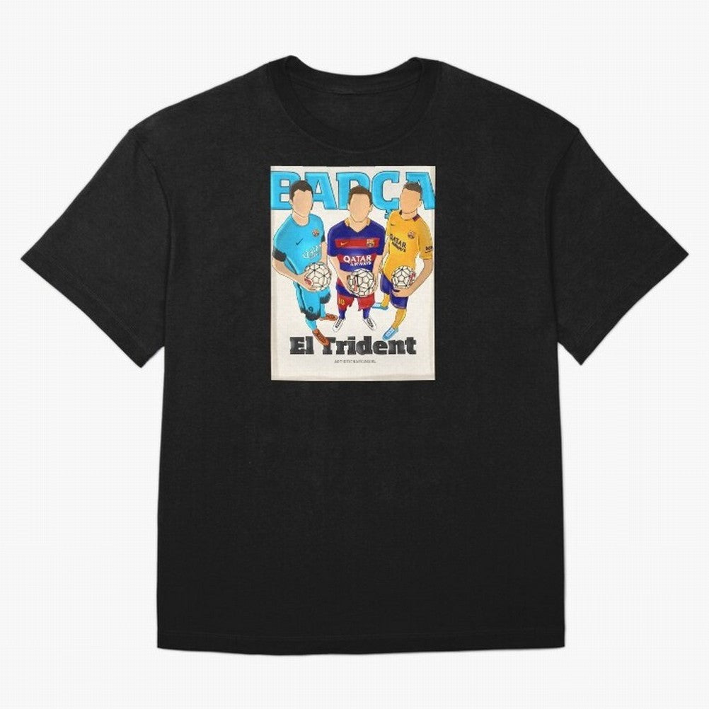 Msn football soccer fcbarcelona Premium T-Shirt Show Match Day Excitement for Match Day Hype around FIFA World Cup 2026, CR7 and Messi, Spain, Championship Spirit, Famous Goals, Roaring Crowds and International Football Unity; Great for Watch