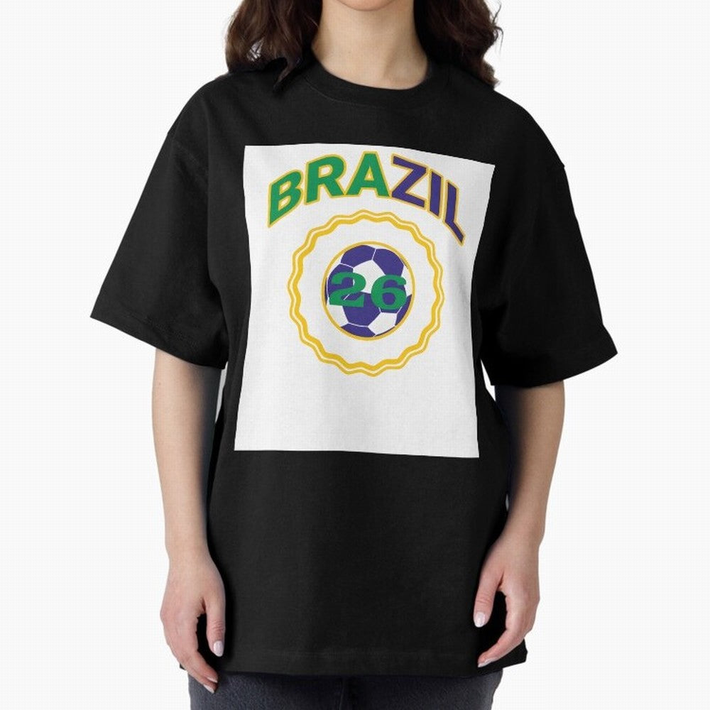 brazil 2026 world cup soccer badge Premium T-Shirt Celebrate Soccer Greatness during Global Football Passion for FIFA World Cup 2026, Centered on Neymar, Argentina, Fan Favorite Moments, National Team Passion, Big Match Drama and Soccer History;