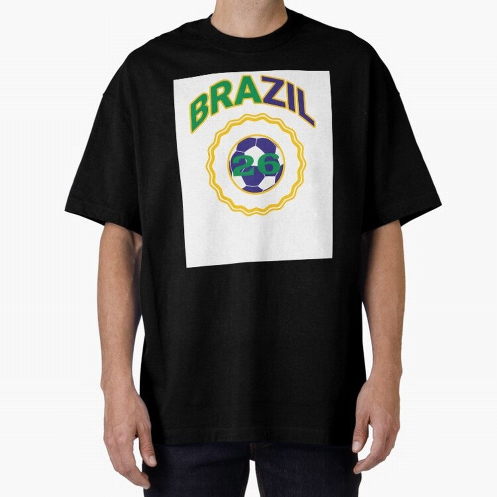 brazil 2026 world cup soccer badge Premium T-Shirt Celebrate Soccer Greatness during Global Football Passion for FIFA World Cup 2026, Centered on Neymar, Argentina, Fan Favorite Moments, National Team Passion, Big Match Drama and Soccer History;