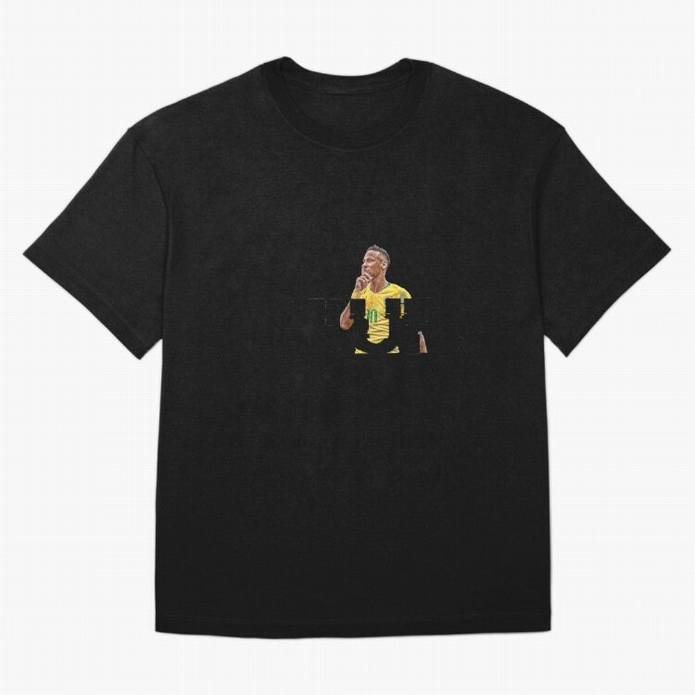 NEYMAR NEVER GIVE UP Premium T-Shirt Bring World Football Passion into Global Football Passion for FIFA World Cup 2026, Celebrating CR7 and Messi, Argentina and Brazil, Football Passion, Legendary Performances, Festival Vibes and Supporter