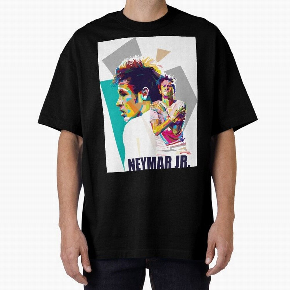 Young Neymar WPAP art Premium T-Shirt Upgrade FIFA World Cup 2026 for Fans of CR7 and England, Bringing Sports Nostalgia, International Competition, Famous Players and Unforgettable Victories; Great for Watch Parties, Sports Bars, Family Nights,