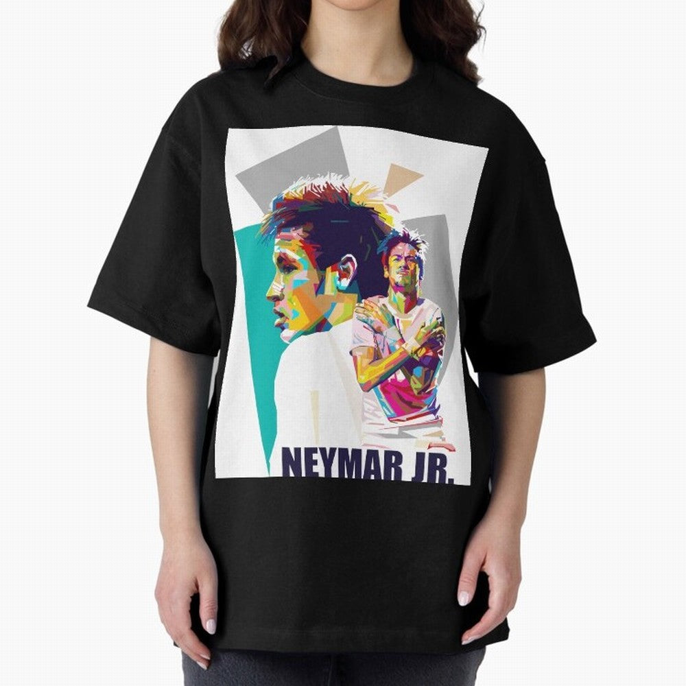 Young Neymar WPAP art Premium T-Shirt Upgrade FIFA World Cup 2026 for Fans of CR7 and England, Bringing Sports Nostalgia, International Competition, Famous Players and Unforgettable Victories; Great for Watch Parties, Sports Bars, Family Nights,