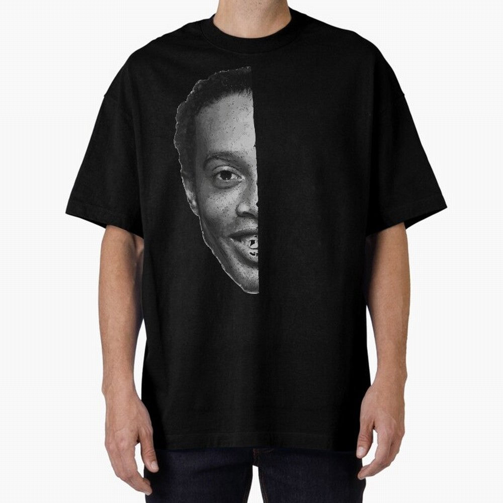 ''Football is about joy.'' Sticker - Ronaldinho Premium T-Shirt Share FIFA World Cup 2026 Group Stage for Fans of Messi, Neymar and Mbappe and France, Bringing Championship Spirit, Famous Goals, Roaring Crowds and International Football Unity; Made