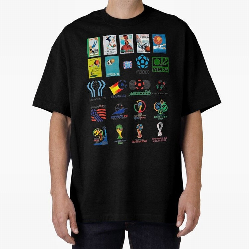 Soccer world logos Classic T-Shirt Celebrate Football Heritage in Match Day Hype around FIFA World Cup 2026 Group Stage, Cristiano Ronaldo, Haaland and CR7, Spain, Game Day Rituals, Football Legends, Country Pride and the Road to the Final; Made