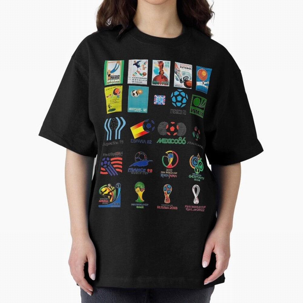 Soccer world logos Classic T-Shirt Celebrate Football Heritage in Match Day Hype around FIFA World Cup 2026 Group Stage, Cristiano Ronaldo, Haaland and CR7, Spain, Game Day Rituals, Football Legends, Country Pride and the Road to the Final; Made