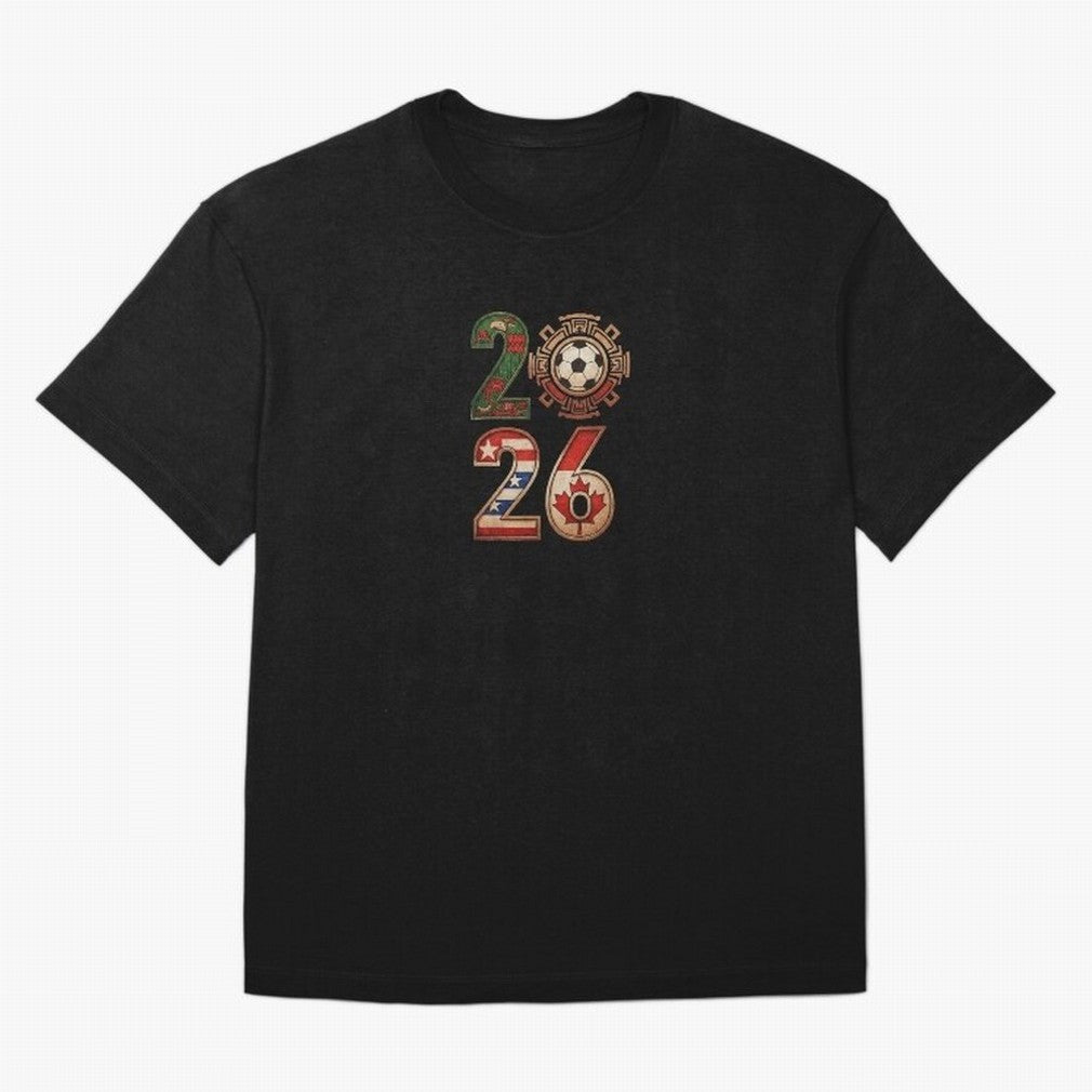 2026 North America Soccer Mexico USA Canada Host Classic T-Shirt Bring World Football Passion into FIFA World Cup 2026 USA Canada Mexico for Fans of Messi and Cristiano Ronaldo and Portugal, Spain and Germany, Bringing Fan Favorite Moments,