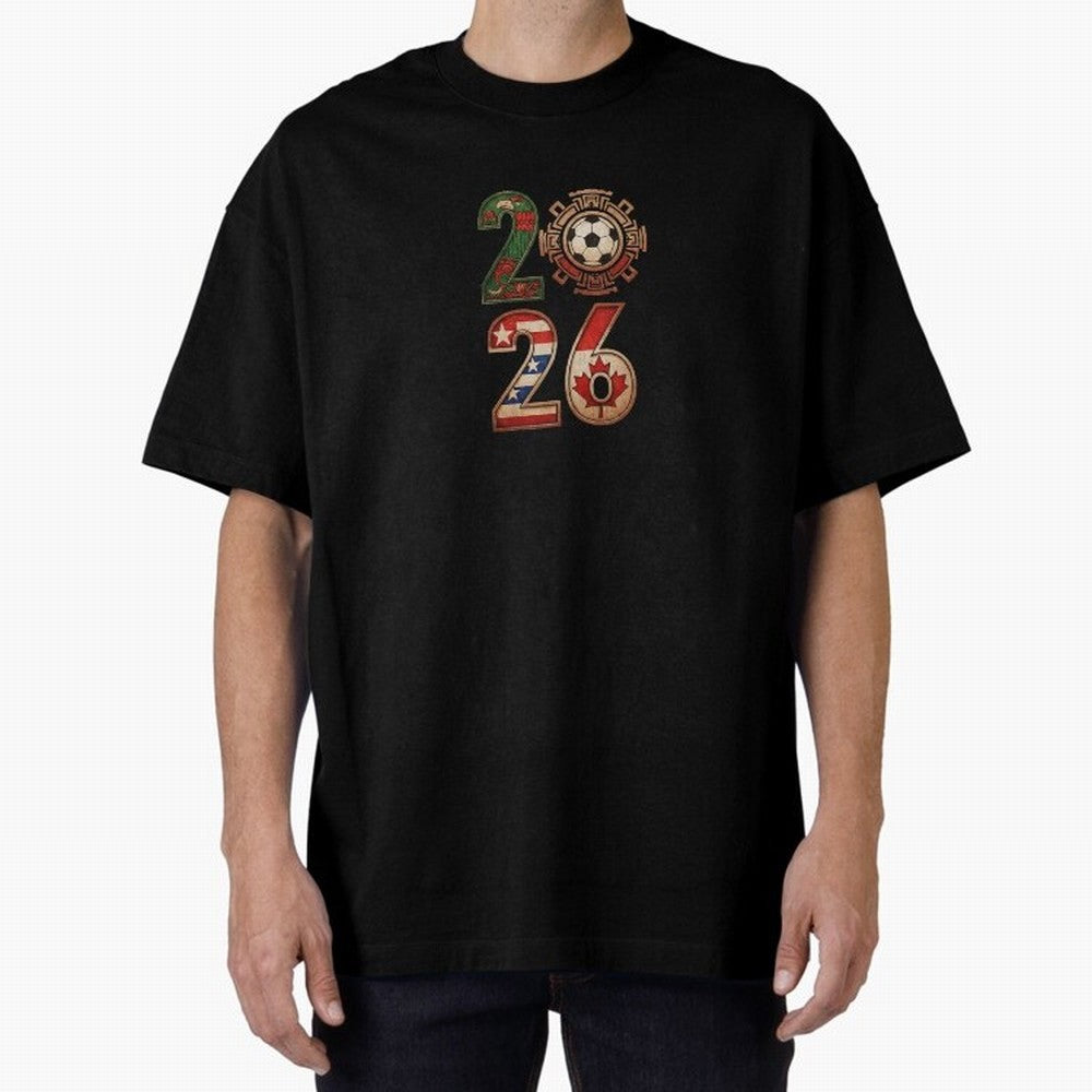 2026 North America Soccer Mexico USA Canada Host Classic T-Shirt Bring World Football Passion into FIFA World Cup 2026 USA Canada Mexico for Fans of Messi and Cristiano Ronaldo and Portugal, Spain and Germany, Bringing Fan Favorite Moments,