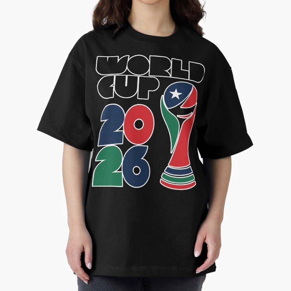 Minimalist Funky World Cup 2026 Design Classic T-Shirt Bring Global Tournament Vibes to FIFA World Cup 2026 USA Canada Mexico Connected to Cristiano Ronaldo, Haaland and CR7, France and Portugal Energy, Vintage Soccer Flavor, Modern Football Stars,