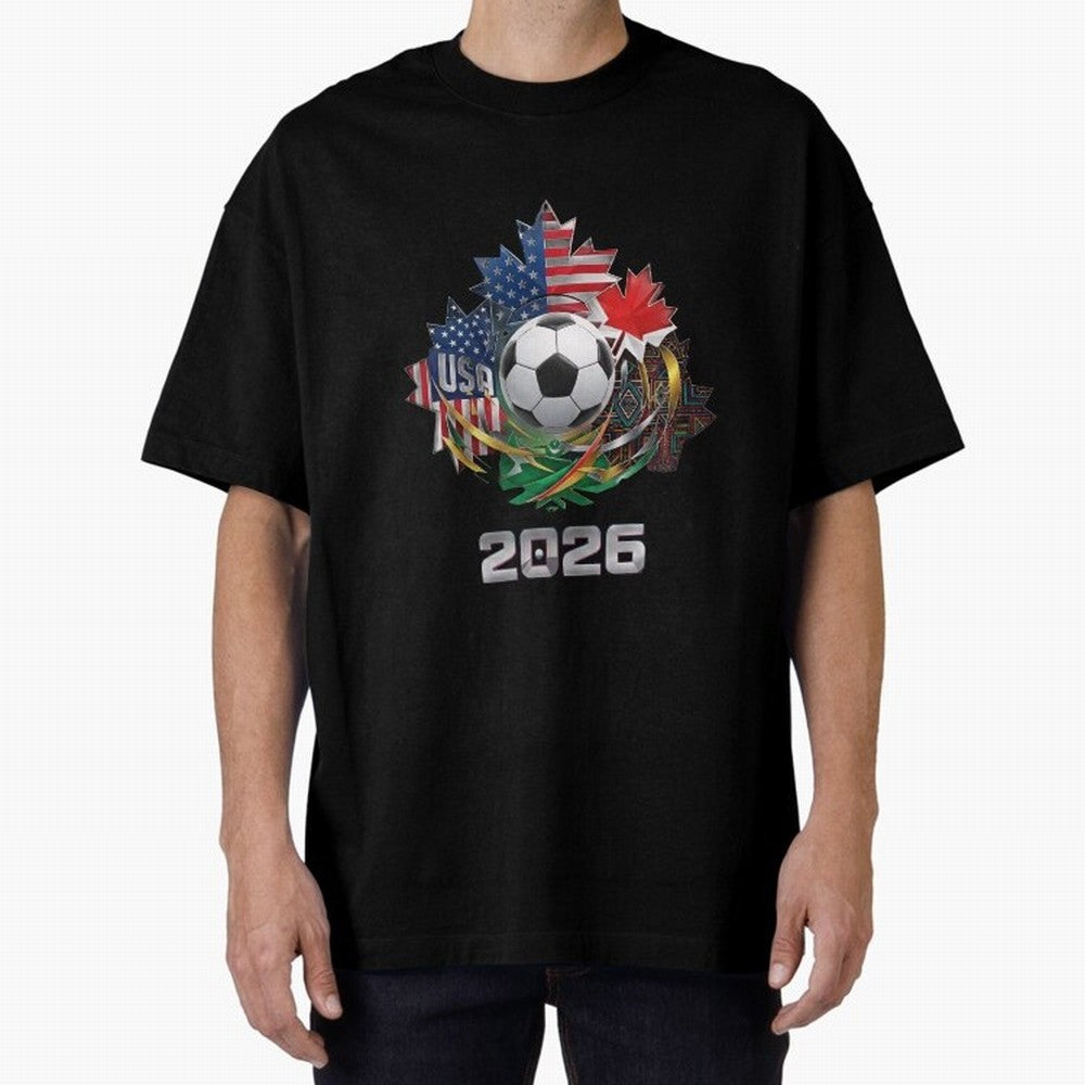 United Americas Classic T-Shirt Keep Football History Alive during Global Football Passion for FIFA World Cup 2026 Group Stage, Built around Messi, CR7 and Mbappe, Argentina, France and Brazil, Global Supporter Spirit, Legendary Goals, National