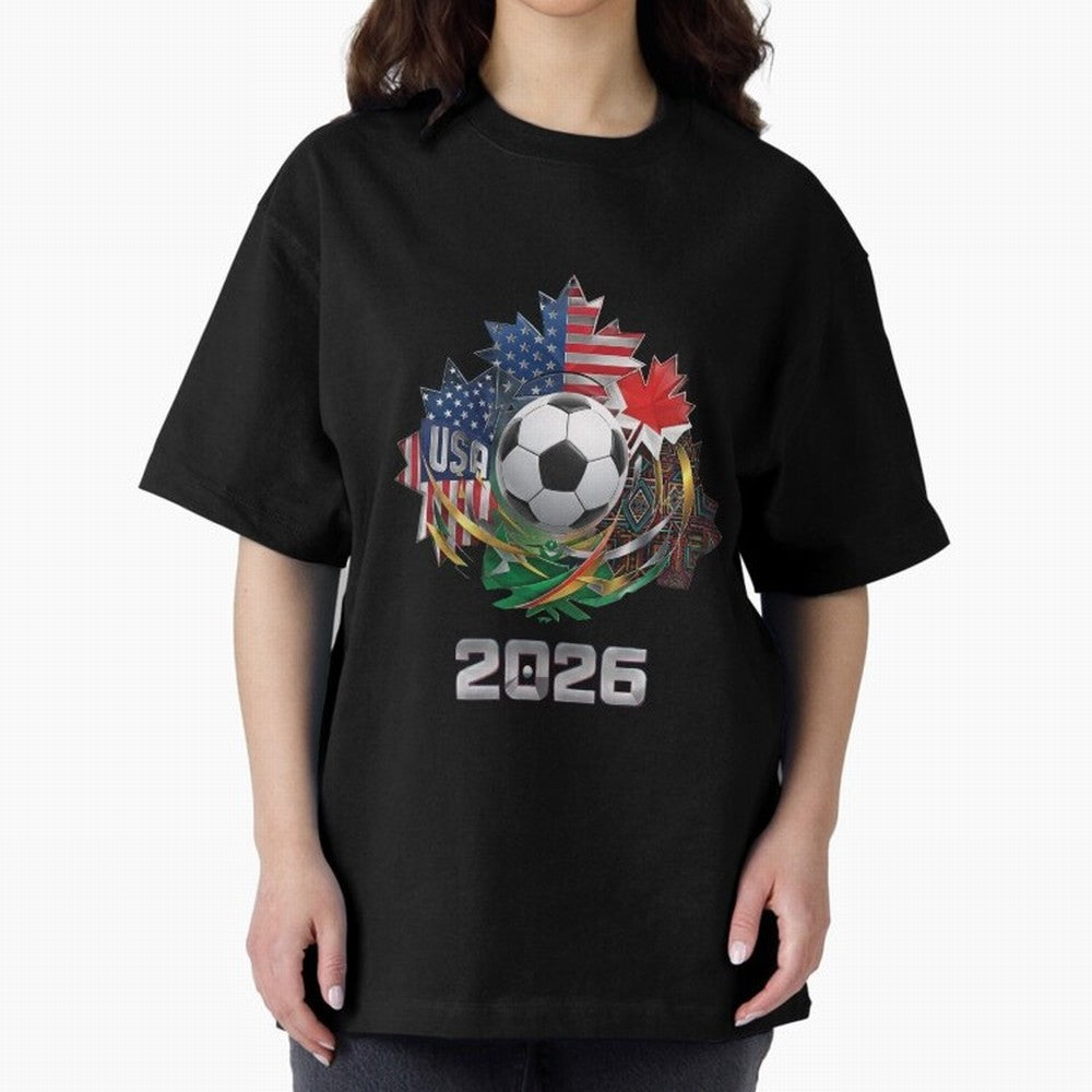 United Americas Classic T-Shirt Keep Football History Alive during Global Football Passion for FIFA World Cup 2026 Group Stage, Built around Messi, CR7 and Mbappe, Argentina, France and Brazil, Global Supporter Spirit, Legendary Goals, National