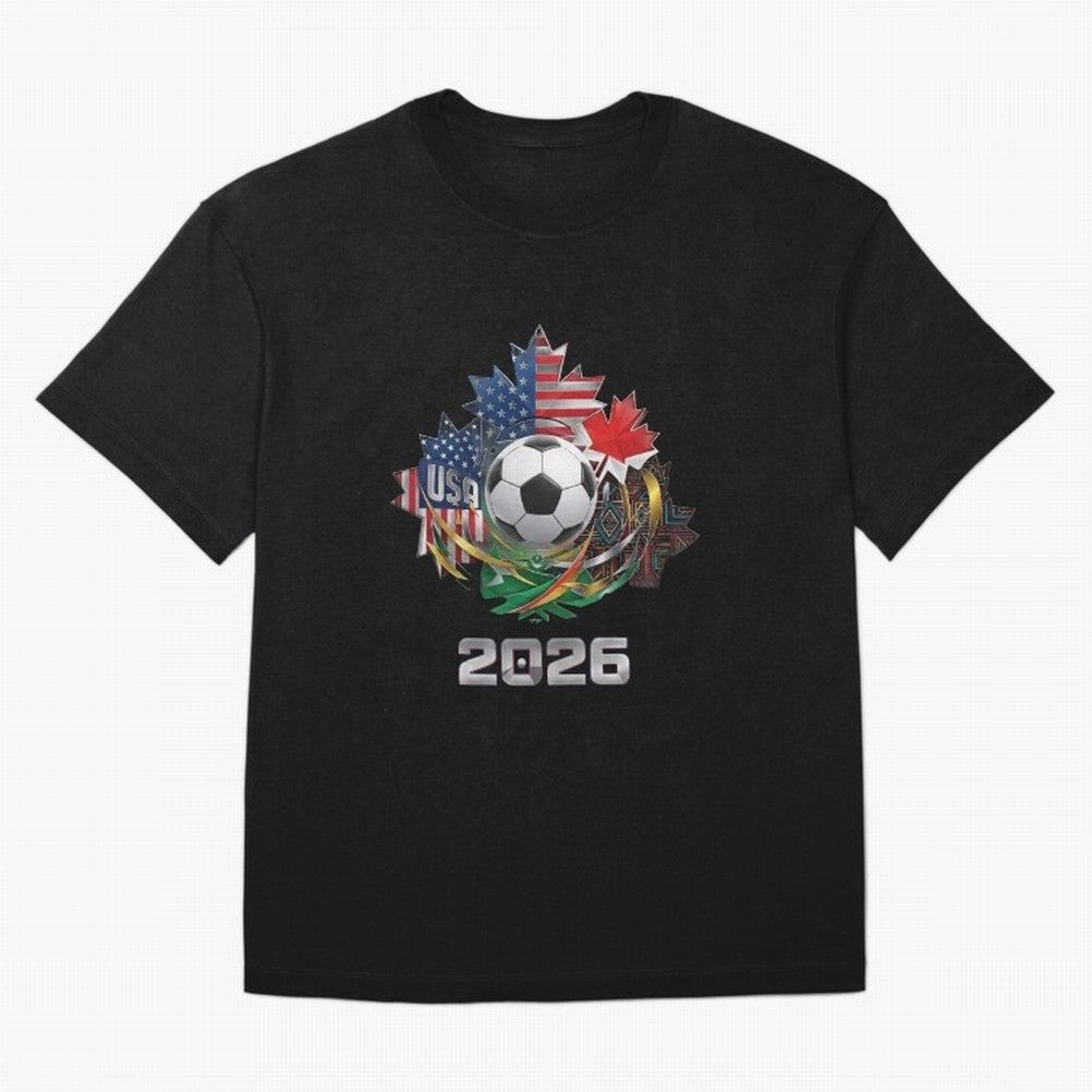 United Americas Classic T-Shirt Keep Football History Alive during Global Football Passion for FIFA World Cup 2026 Group Stage, Built around Messi, CR7 and Mbappe, Argentina, France and Brazil, Global Supporter Spirit, Legendary Goals, National