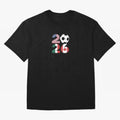 2026 soccer logo Classic T-Shirt Show Up for the Glory of Global Football Passion for FIFA World Cup 2026 USA Canada Mexico, Celebrating CR7, Portugal, Spain and Germany, Stadium Memories, Football Loyalty, International Chants and Championship
