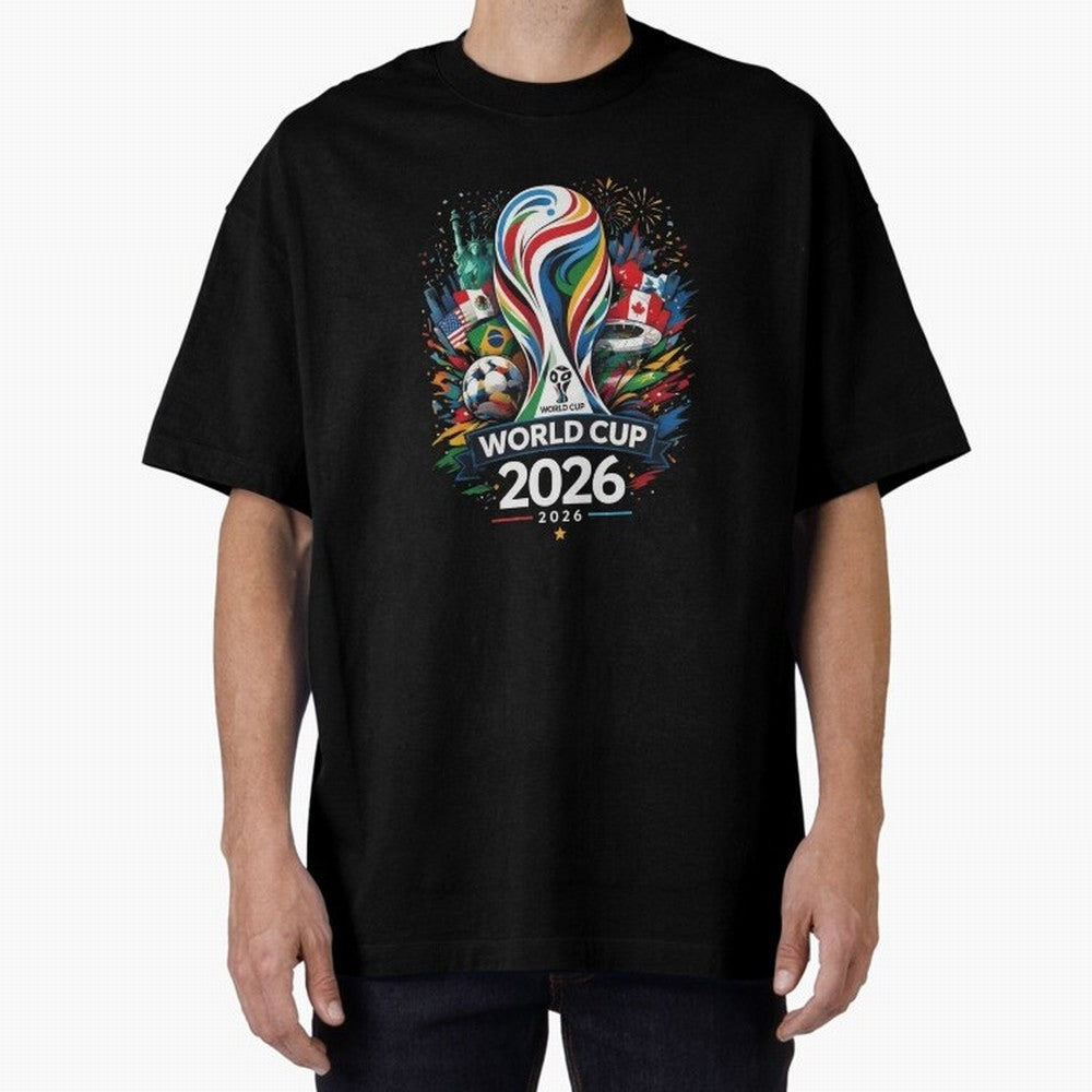 World Cup 2026, Soccer Fan Classic T-Shirt Feel Match Day Hype around FIFA World Cup 2026 USA Canada Mexico, CR7 and Messi, Portugal, Spain and Germany, Champion Mindset, Group Stage Buzz, Knockout Tension and Passionate Fan Culture; Built for