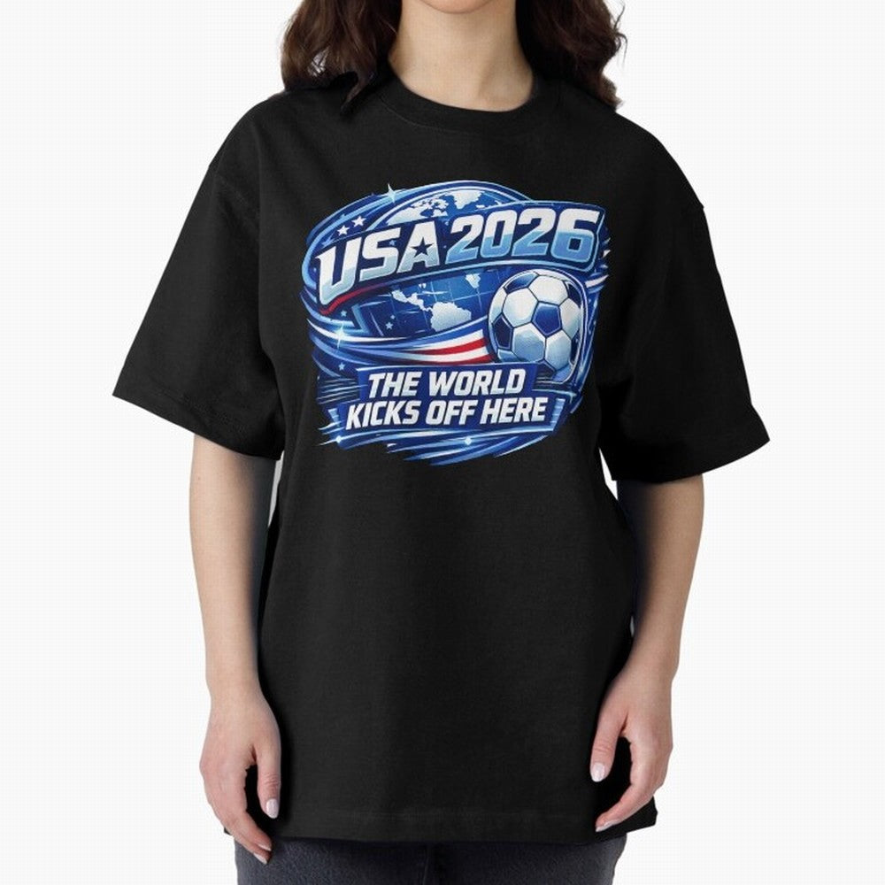 World Cup 2026 Classic T-Shirt Keep the Legacy of the FIFA World Cup 2026 Journey through Haaland and Mbappe Highlights, England and Germany Pride, Football Passion, Legendary Performances, Festival Vibes and Supporter Community; Perfect for