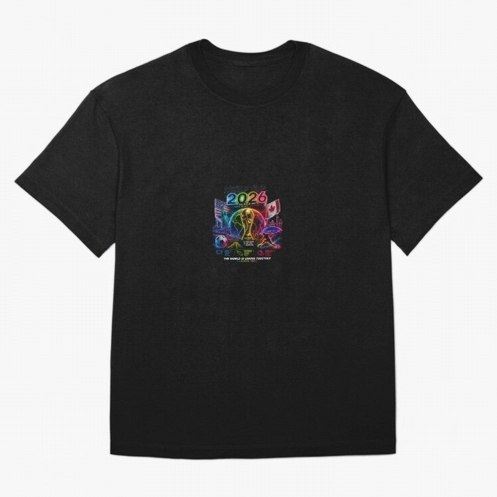 World Cup 2026 ¨C United Passion ?? | Neon Football Design Classic T-Shirt Cheer for FIFA World Cup 2026 Spirit, Centered on England, Neymar, Stadium Chants, National Pride, Trophy Dreams and Unforgettable Football Memories; Perfect for Supporters