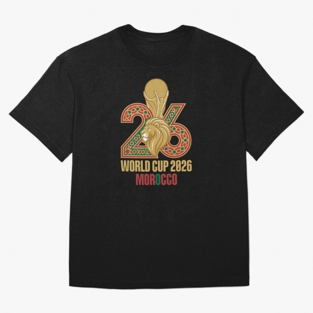 Copy of WORLD CUP 2026 MOROCCO Classic T-Shirt Bring Retro Soccer Energy to FIFA World Cup 2026 USA Canada Mexico for Fans of Messi, CR7 and Mbappe and Germany, Bringing Worldwide Fan Energy, Dramatic Goals, Stadium Lights and Championship