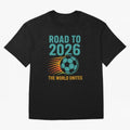 The World Unites Classic T-Shirt Bring Champion Energy into FIFA World Cup 2026 Group Stage Spirit, Capturing France and Portugal, Messi, Neymar and Mbappe, Sports Nostalgia, International Competition, Famous Players and Unforgettable Victories;