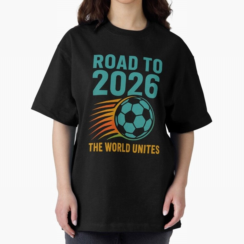 The World Unites Classic T-Shirt Bring Champion Energy into FIFA World Cup 2026 Group Stage Spirit, Capturing France and Portugal, Messi, Neymar and Mbappe, Sports Nostalgia, International Competition, Famous Players and Unforgettable Victories;