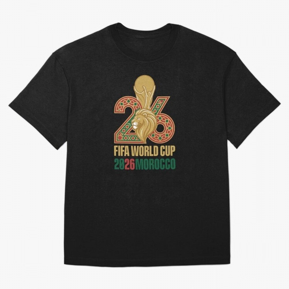 WORLD CUP 2026 MOROCCO Classic T-Shirt Show Championship Spirit for Global Football Passion for FIFA World Cup 2026 Group Stage, Made for CR7 and Messi, England, France and Netherlands, Global Supporter Spirit, Legendary Goals, National Colors and
