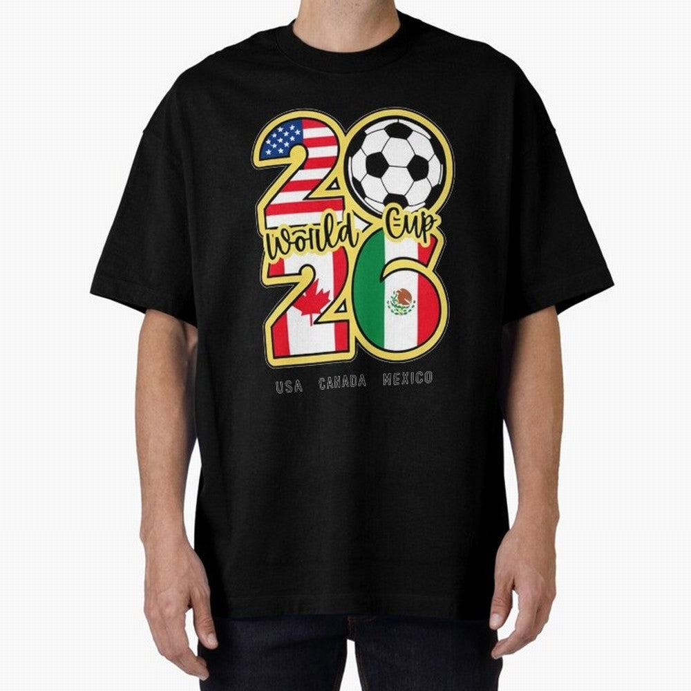 World Cup 2026, Usa Canada Mexico Football Classic T-Shirt Relive the Noise and Pride of FIFA World Cup 2026 Driven by Messi, CR7 and Mbappe, Germany Energy, Classic Soccer Heritage, Championship Pressure, Fan Loyalty and International Pride; Great
