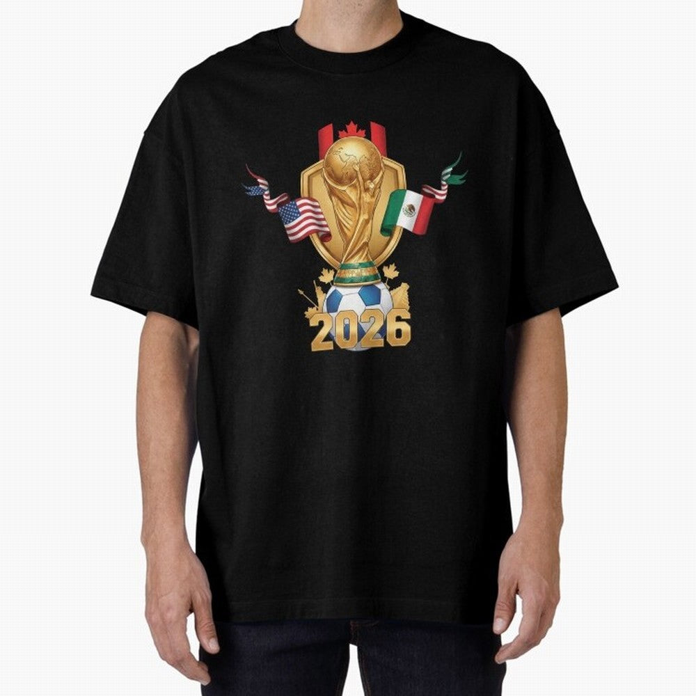 Waves of Victory 2026 Classic T-Shirt Feel International Energy from FIFA World Cup 2026 Group Stage Centered on Neymar, Haaland and Cristiano Ronaldo, France and Portugal Energy, Retro Football Energy, Iconic Rivalries, Trophy Chase Drama and