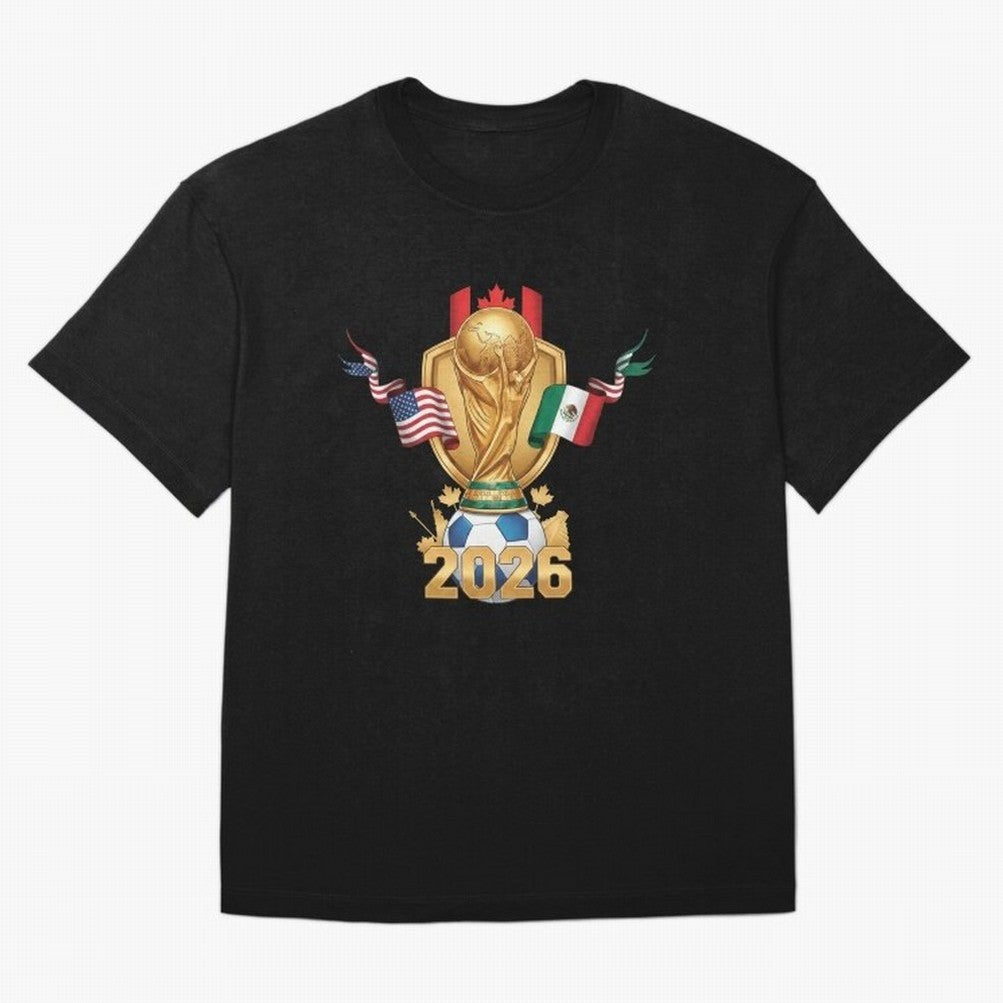 Waves of Victory 2026 Classic T-Shirt Feel International Energy from FIFA World Cup 2026 Group Stage Centered on Neymar, Haaland and Cristiano Ronaldo, France and Portugal Energy, Retro Football Energy, Iconic Rivalries, Trophy Chase Drama and