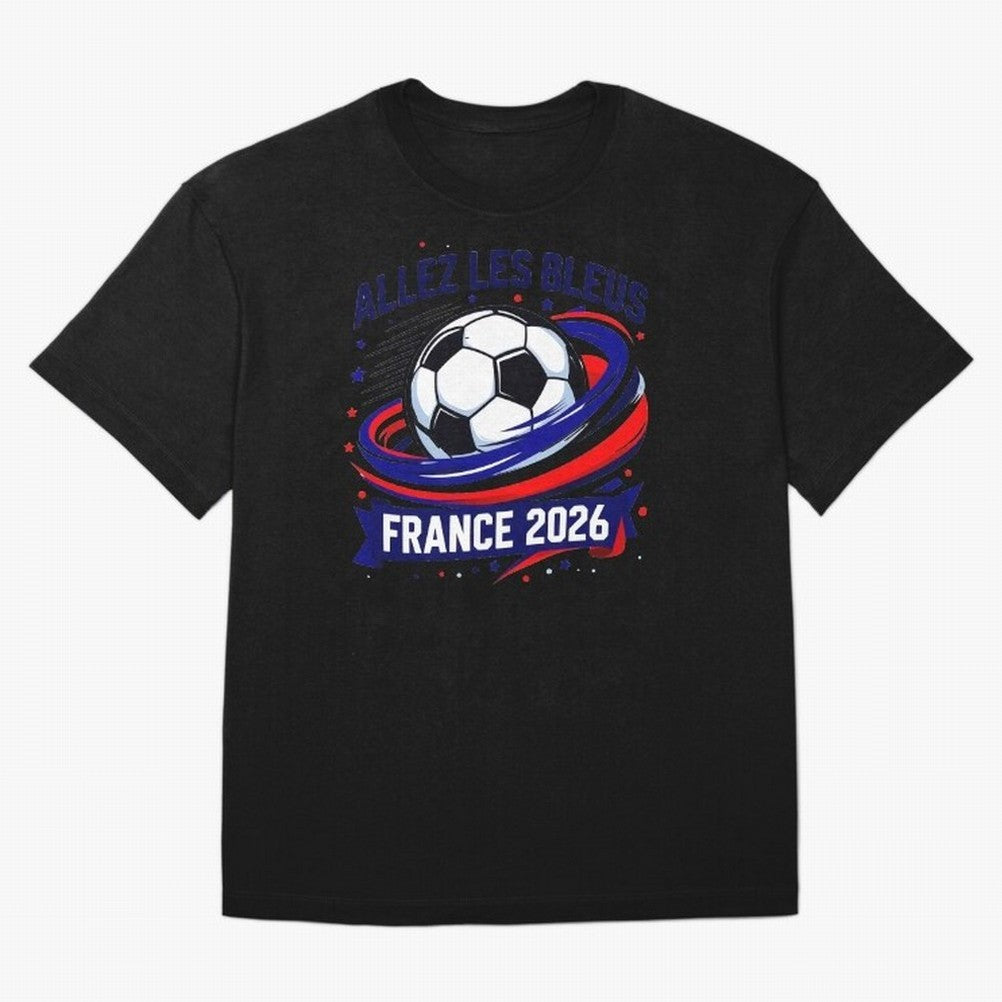 France Fan Art World Cup 2026 Classic T-Shirt Follow the FIFA World Cup 2026 USA Canada Mexico Journey through Messi and Cristiano Ronaldo Highlights, Spain Pride, Fan Favorite Moments, National Team Passion, Big Match Drama and Soccer History;