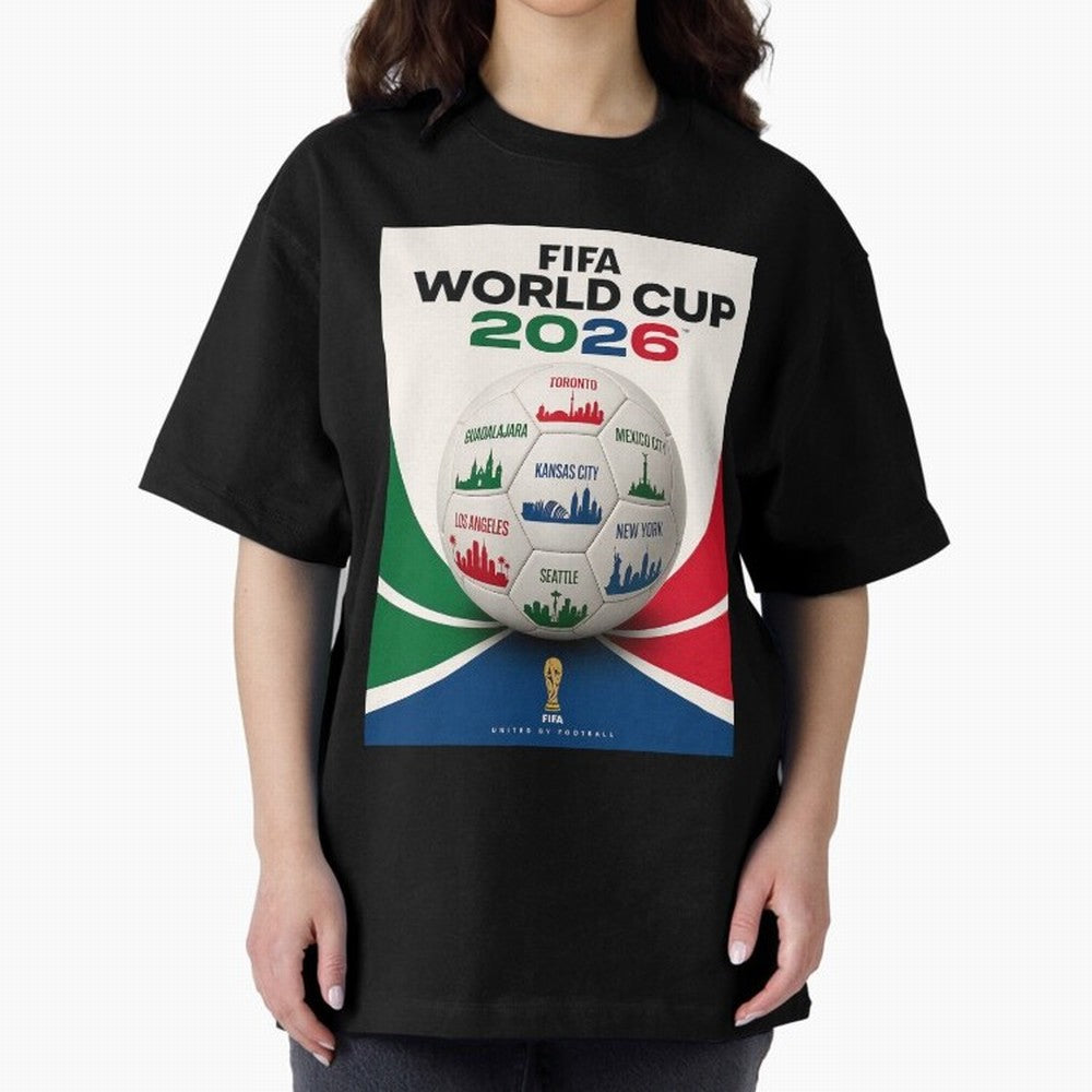 North America Football 2026 Classic T-Shirt Honor the Football Icons of Global Football Passion for FIFA World Cup 2026 USA Canada Mexico, with Cristiano Ronaldo, Haaland and CR7, Portugal, Champion Mindset, Group Stage Buzz, Knockout Tension and