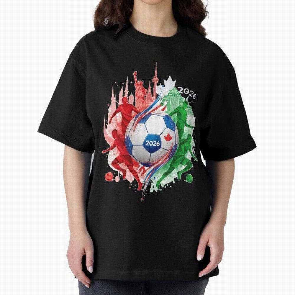 Internation Unity 2026 Classic T-Shirt Bring International Match Energy to Match Day Hype around FIFA World Cup 2026 Group Stage, Neymar, Haaland and Cristiano Ronaldo, Argentina, Global Supporter Spirit, Legendary Goals, National Colors and