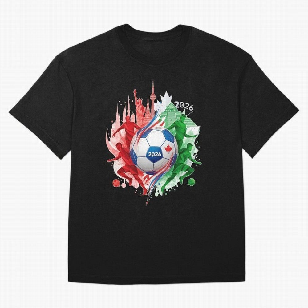 Internation Unity 2026 Classic T-Shirt Bring International Match Energy to Match Day Hype around FIFA World Cup 2026 Group Stage, Neymar, Haaland and Cristiano Ronaldo, Argentina, Global Supporter Spirit, Legendary Goals, National Colors and