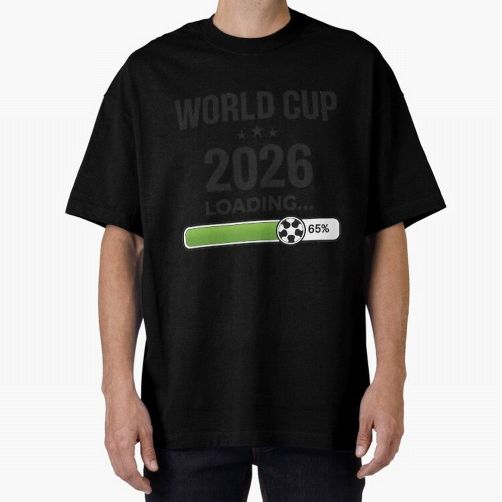 Copy of World Cup 2026 Loading Funny Football Shirt Soccer Fan Gift Classic T-Shirt Capture Stadium Memories from FIFA World Cup 2026 for Fans of Neymar and Portugal, Bringing Worldwide Fan Energy, Dramatic Goals, Stadium Lights and Championship