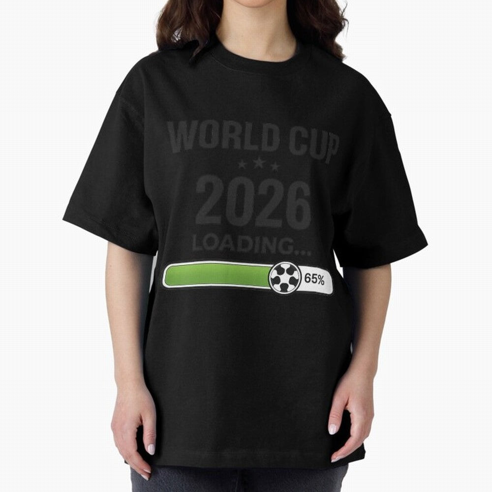 Copy of World Cup 2026 Loading Funny Football Shirt Soccer Fan Gift Classic T-Shirt Capture Stadium Memories from FIFA World Cup 2026 for Fans of Neymar and Portugal, Bringing Worldwide Fan Energy, Dramatic Goals, Stadium Lights and Championship