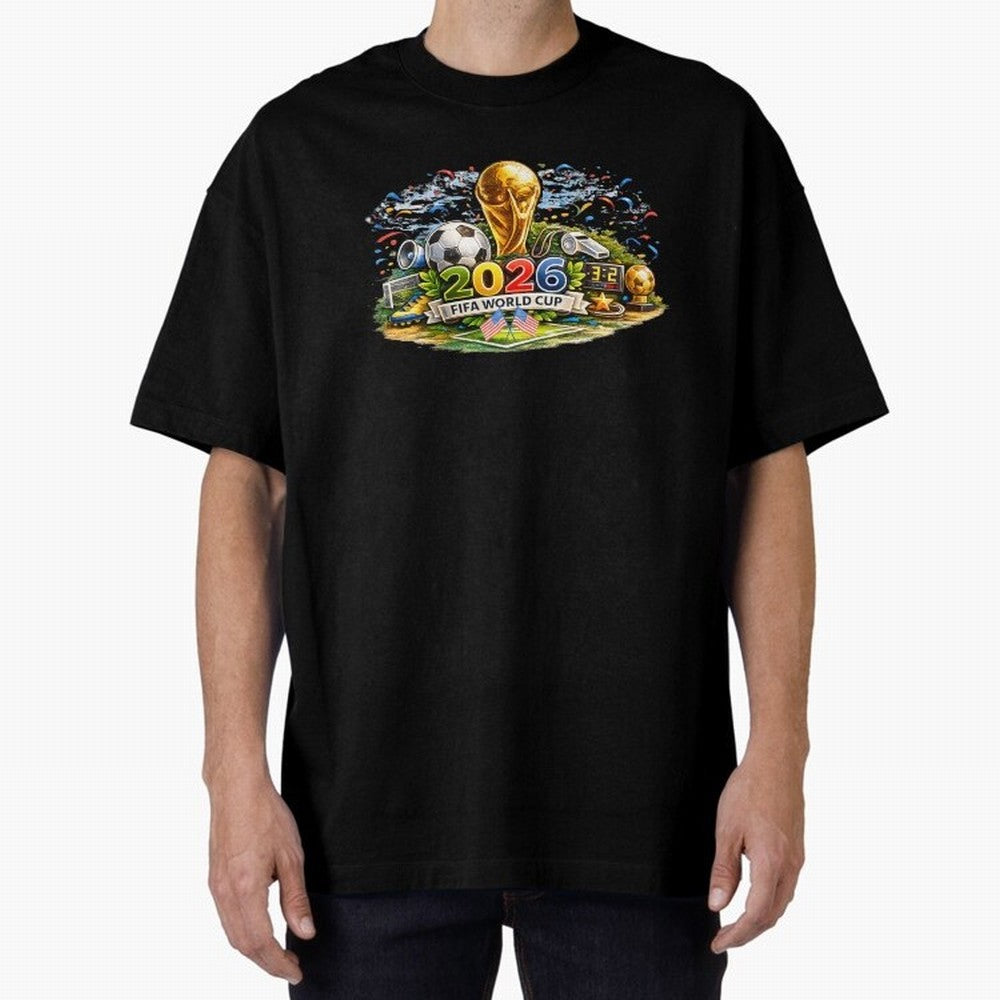 FIFA World Cup 2026, USA Support Gift Classic T-Shirt Follow Every Goal of the FIFA World Cup 2026 Group Stage Journey through Mbappe and Neymar Highlights, Argentina, France and Brazil Pride, Football History, Final Match Energy, Crowd Noise and