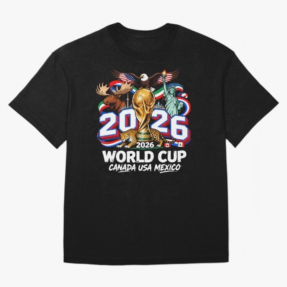 World Cup 2026 Soccer Fan USA Canada Mexico Classic T-Shirt Keep Football History Alive during Global Football Passion for FIFA World Cup 2026 Group Stage, Capturing Cristiano Ronaldo, France, Match Day Excitement, Supporter Culture, Golden Goals
