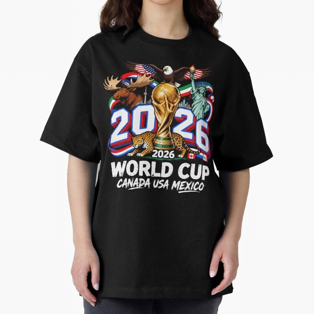 World Cup 2026 Soccer Fan USA Canada Mexico Classic T-Shirt Keep Football History Alive during Global Football Passion for FIFA World Cup 2026 Group Stage, Capturing Cristiano Ronaldo, France, Match Day Excitement, Supporter Culture, Golden Goals