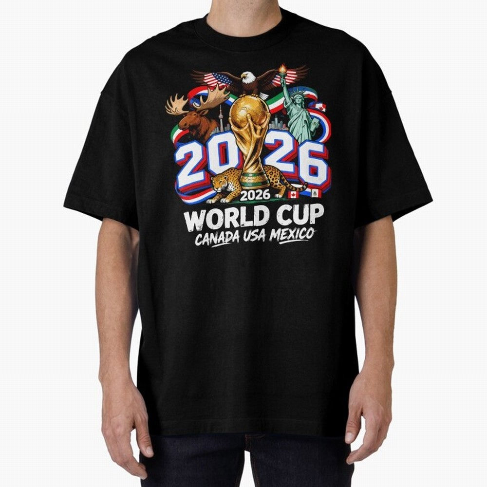 World Cup 2026 Soccer Fan USA Canada Mexico Classic T-Shirt Keep Football History Alive during Global Football Passion for FIFA World Cup 2026 Group Stage, Capturing Cristiano Ronaldo, France, Match Day Excitement, Supporter Culture, Golden Goals