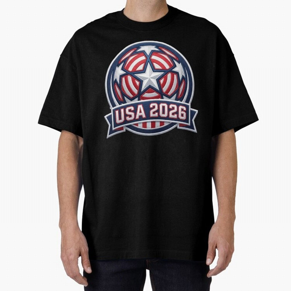 USA 2026 World Cup T-Shirt - Star Spangled Soccer Design - American Host Fan Tee Classic T-Shirt Bring the FIFA World Cup 2026 USA Canada Mexico Journey through Neymar Highlights, England Pride, Football Passion, Legendary Performances, Festival