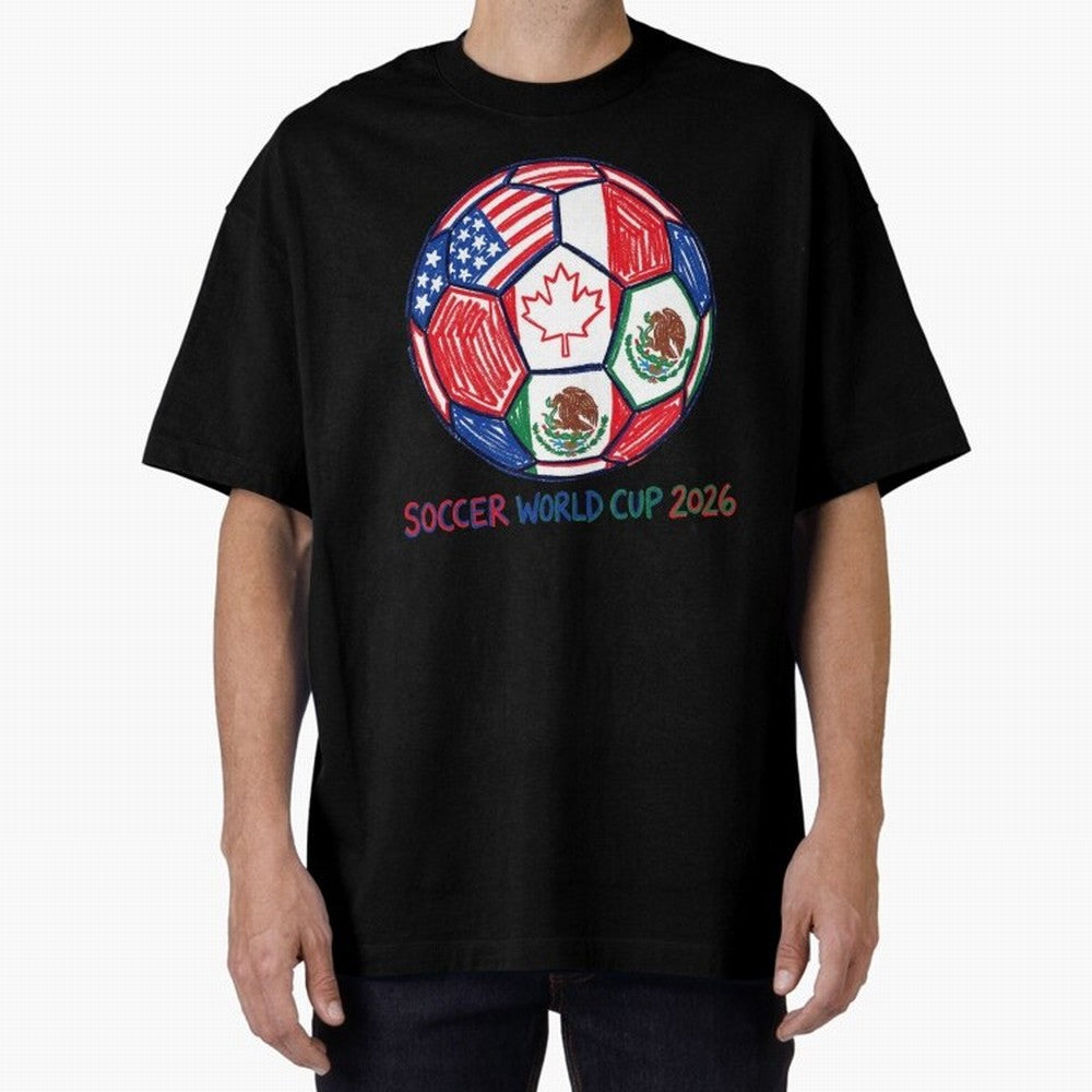 soccer world cup 2026 Classic T-Shirt Support Your Favorite Stars during Global Football Passion for FIFA World Cup 2026 USA Canada Mexico, Driven by Messi, Neymar and Mbappe, Brazil, Match Day Excitement, Supporter Culture, Golden Goals and Global