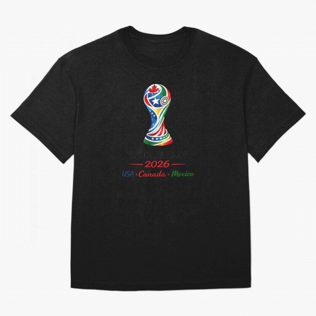 World Cup 2026, USA Canada Mexico, Soccer Fan Classic T-Shirt Bring Global Football Passion for FIFA World Cup 2026 Group Stage, Filled with CR7, Brazil, Supporter Pride, Iconic Celebrations, Legendary Names and Global Match Day Energy; Perfect for