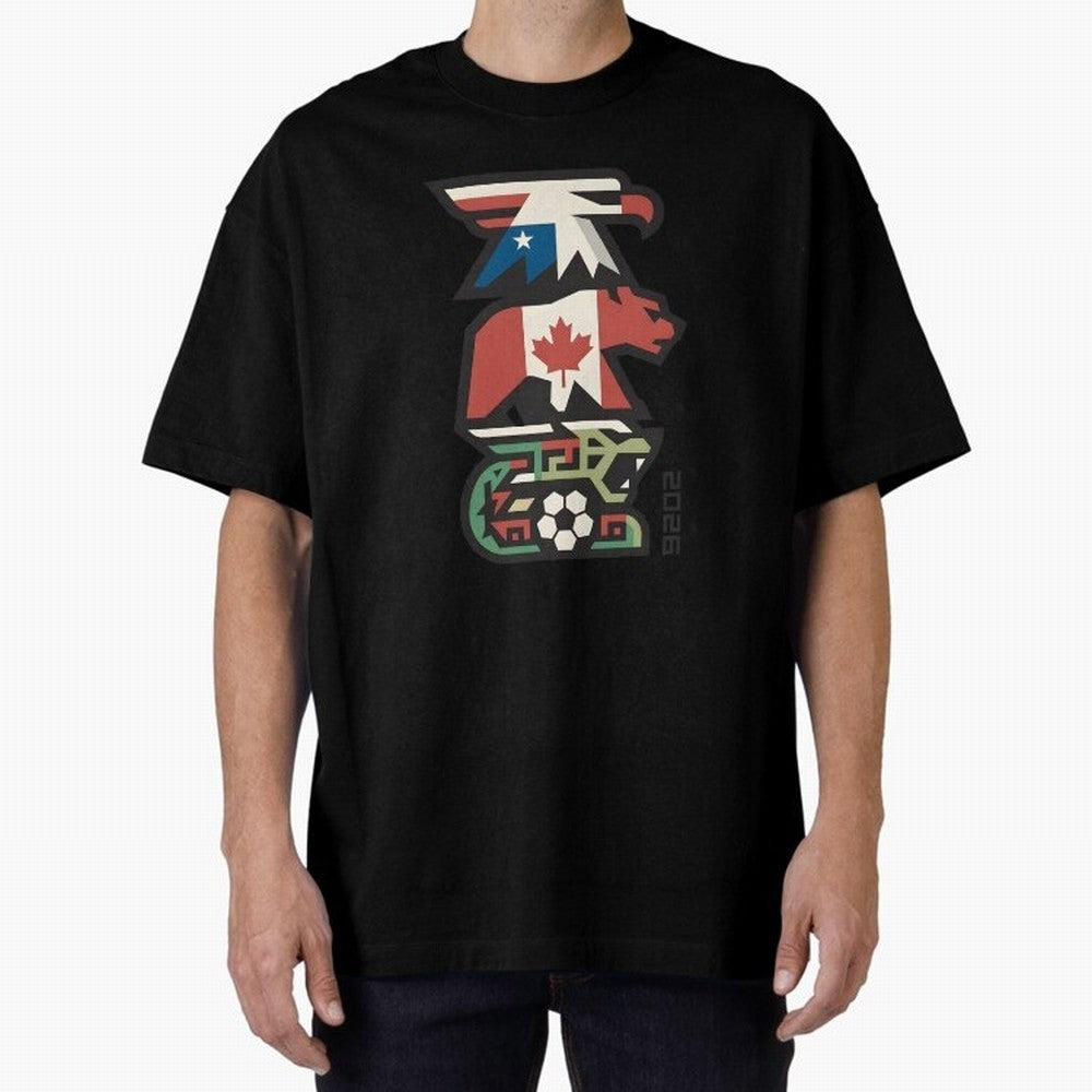 USA Canada Mexico World Cup 2026 Host Nations Classic T-Shirt Show Support during Global Football Passion for FIFA World Cup 2026, Built around Mbappe, Argentina, France and Brazil, Supporter Pride, Iconic Celebrations, Legendary Names and Global