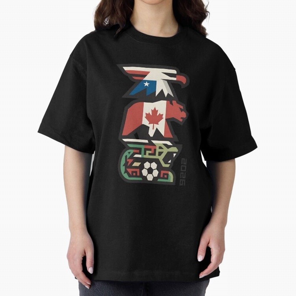 USA Canada Mexico World Cup 2026 Host Nations Classic T-Shirt Show Support during Global Football Passion for FIFA World Cup 2026, Built around Mbappe, Argentina, France and Brazil, Supporter Pride, Iconic Celebrations, Legendary Names and Global