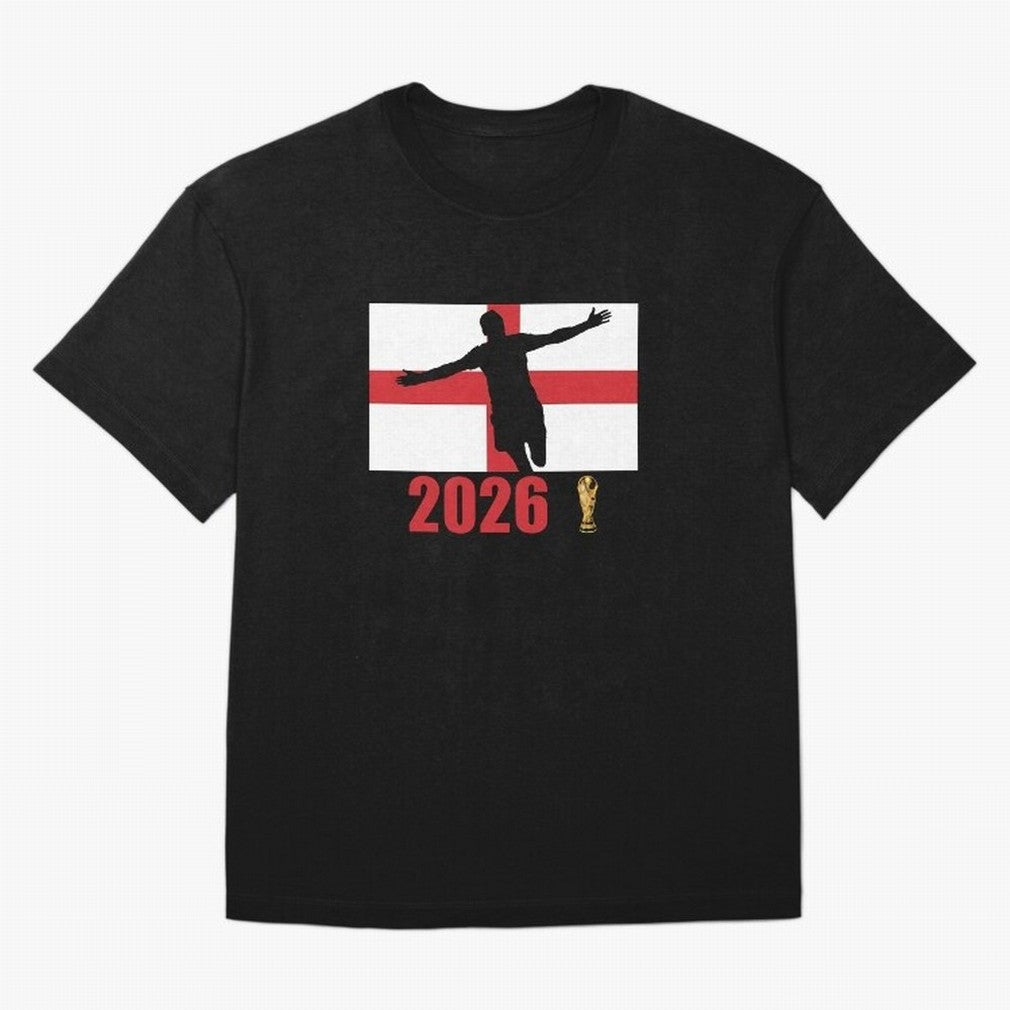 England World Cup 2026 T-Shirt_84815873 Classic T-Shirt Show Passion for the Stars of FIFA World Cup 2026 for Fans of Mbappe and Neymar and Argentina, France and Brazil, Bringing Game Day Rituals, Football Legends, Country Pride and the Road to the