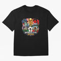 World Football 2026 USA Canada Mexico ¨C Soccer Fan Design Retro Travel Style Classic T-Shirt Celebrate the Biggest Stage of FIFA World Cup 2026 Group Stage Spirit, Highlighting Portugal, Neymar, Haaland and Cristiano Ronaldo, Stadium Chants,