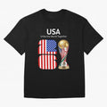 World Cup 2026, IMG 021, USA 002 Classic T-Shirt Make Your Look Match Global Football Passion for FIFA World Cup 2026 USA Canada Mexico, Inspired by Haaland and Mbappe, England and Germany, Global Supporter Spirit, Legendary Goals, National Colors