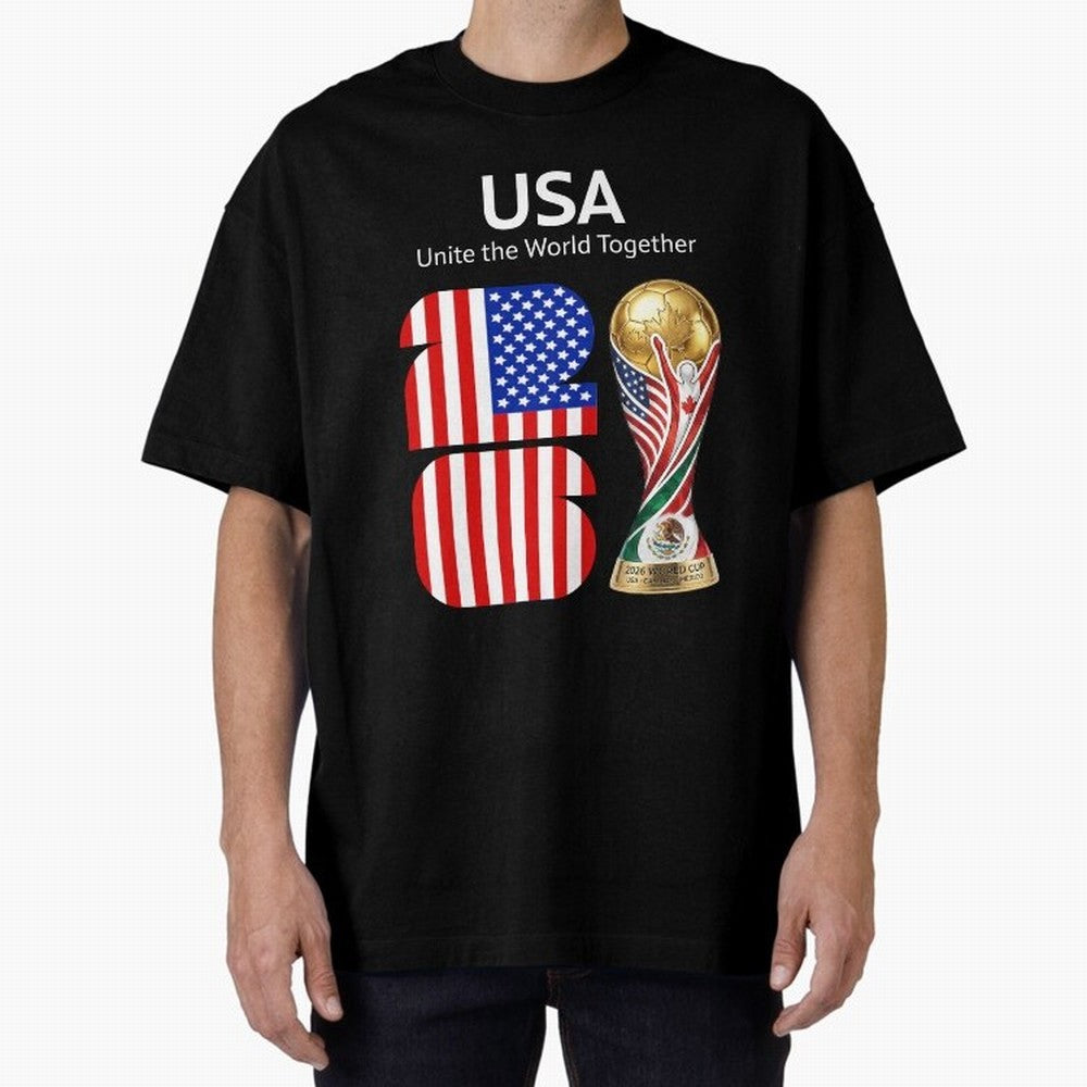 World Cup 2026, IMG 021, USA 002 Classic T-Shirt Make Your Look Match Global Football Passion for FIFA World Cup 2026 USA Canada Mexico, Inspired by Haaland and Mbappe, England and Germany, Global Supporter Spirit, Legendary Goals, National Colors